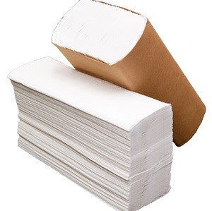 C Fold Towel  Bleached