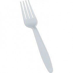 Plastic Forks White