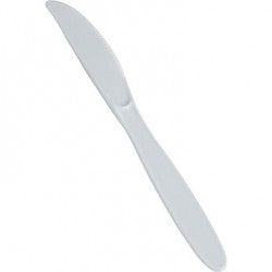 Plastic Knives White