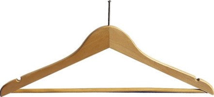 Men Coat Hanger Natural Ball Top Hook
