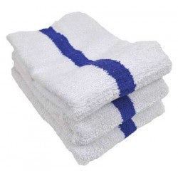 Pool Towels Blue Stripe 24x50 10.0 Lb