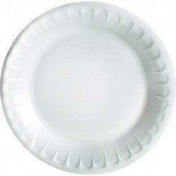 Plates Round 9" Styrofoam